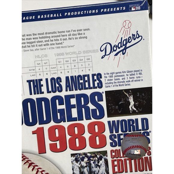 Los Angeles Dodgers 1988 World Series Collector's Edition 7 disc DVD Brand New - Picture 11 of 12